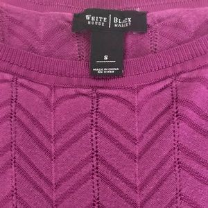 White House black market chevron 3/4 length top